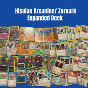 Zoroark / Hisuian Arcanine Expanded 60 Card Battle Ready Pokemon Deck